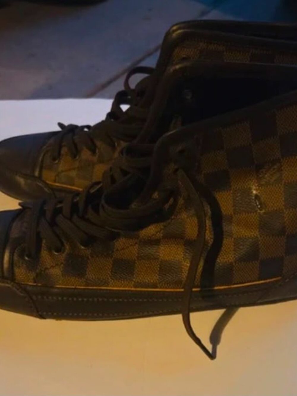 Louis Vuitton Men's Damier Ebene Authentic Size 10 - Picture 4 of 10